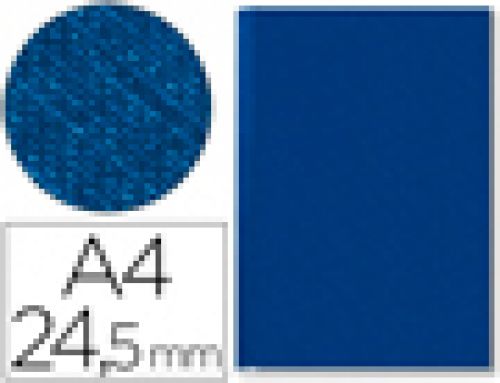 Capa de encadernacao channel rigida 73960035 azul lombada 24,5 mm capacidade 245 folhas , Leitz , 44279 , 4002432373604